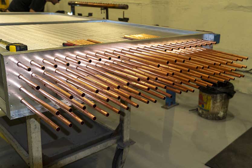 Компания "Изотерм" освоила производство канальных водяных нагревателей и охладителей мощностью более 850 кВт